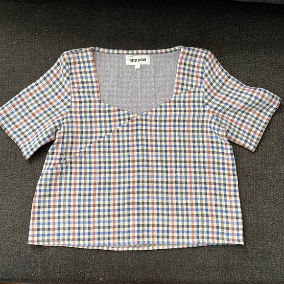 Rita Row Tops - Super cute, lightweight, and modern Rita Row checkered top. Great for summer!